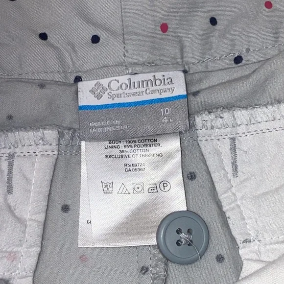 Columbia Gray Polka Dot Shorts - Picture 4 of 6